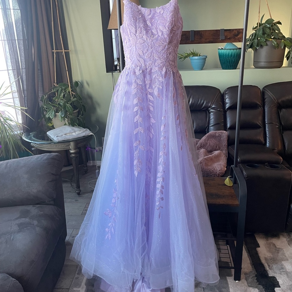 Elegant Lavender Gown